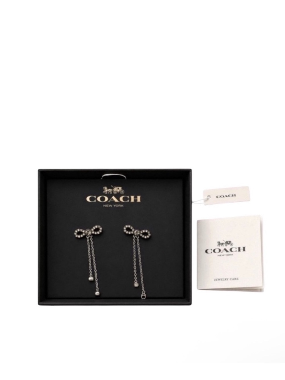 Coach Bow Earrings
